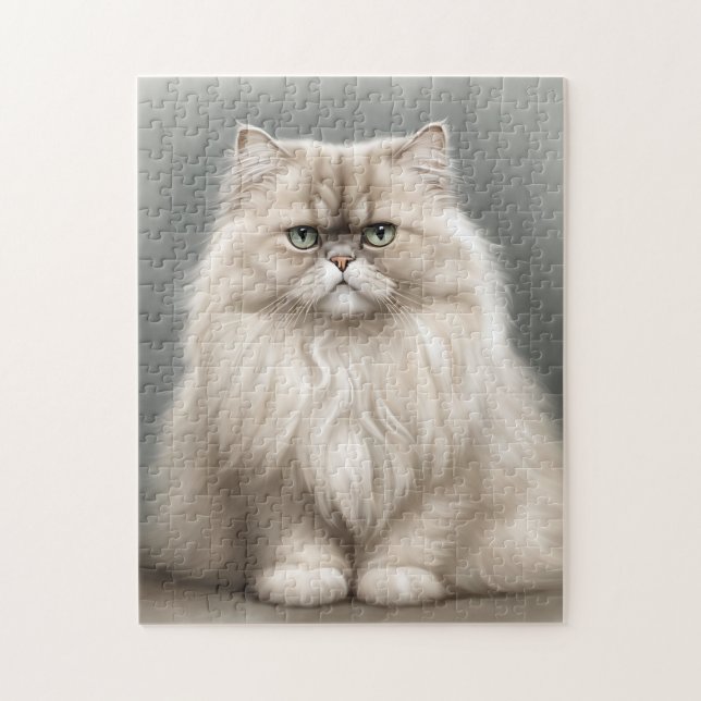Puzzle Retrato de belleza de gato persa (Vertical)