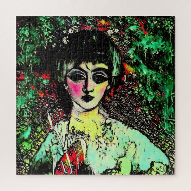 Puzzle Retrato de Belleza Gótica (Vertical)