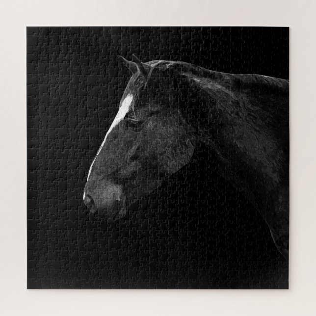 Puzzle Retrato de caballo (Vertical)