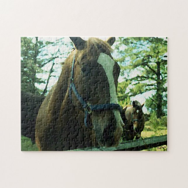Puzzle Retrato de caballo (Horizontal)