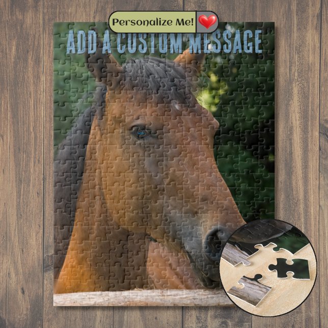 Puzzle Retrato de caballo (Horse Portrait Jigsaw Puzzle)