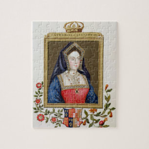 Puzzle Retrato de Catherine de Aragón (1485-1536) 1ros Q
