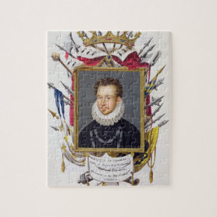 Puzzle Retrato de Charles IX de Francia (1550-74) de 'M