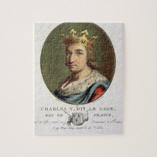 Puzzle Retrato de Charles V, llamado "" el rey sabio de F