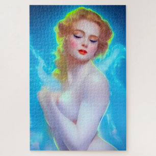 Puzzle Retrato de diosa etérea - Fantasía surrealista