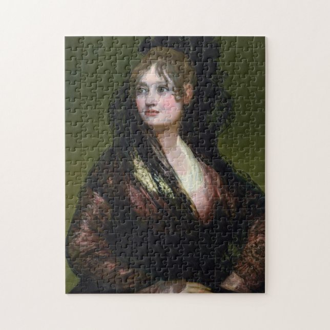 Puzzle Retrato de Dona Isabel de Cabos Porsel   de Goya (Vertical)