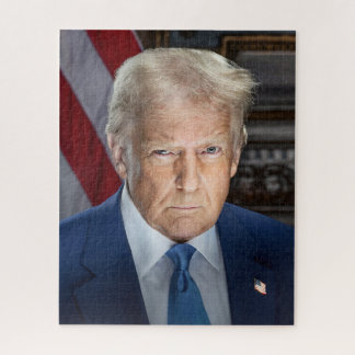 Puzzle Retrato de Donald Trump, presidente de Estados Uni