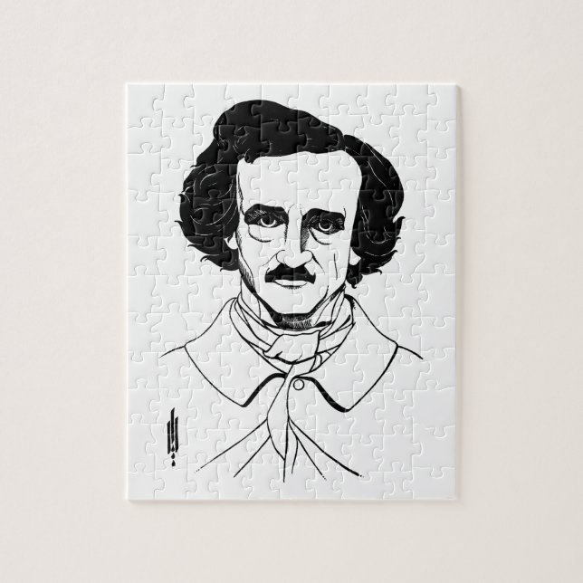 Puzzle Retrato de Edgar Allan Poe (Vertical)