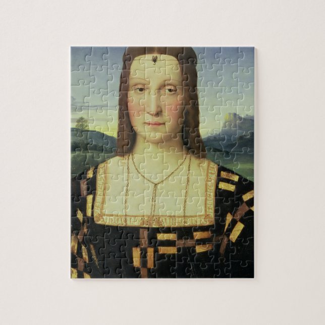 Puzzle Retrato de Elizabeth Gonzaga, c.1504 (aceite en el (Vertical)