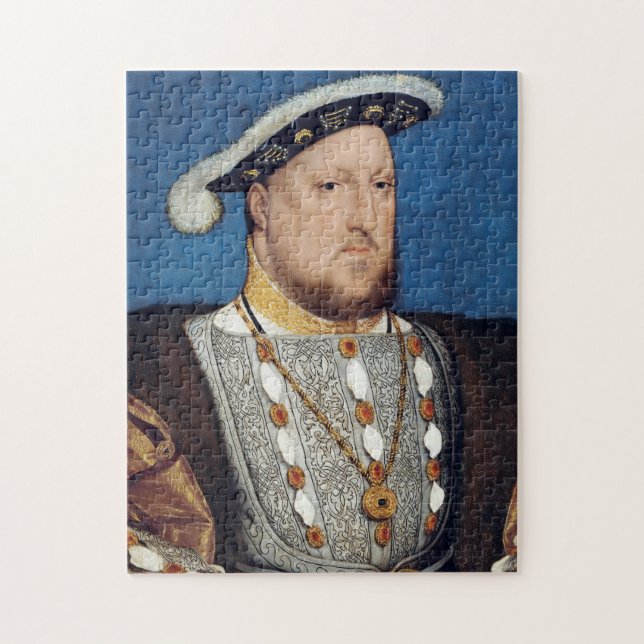 Puzzle Retrato de Enrique VIII de Inglaterra, Holbein (Vertical)
