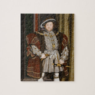 Puzzle Retrato de Enrique VIII por Hans Holbein el Joven