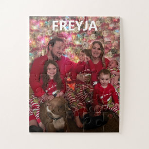 Puzzle Retrato de familia con nombre