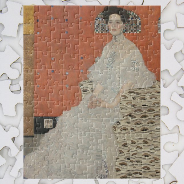 Puzzle Retrato de Fritza Riedler por Gustav Klimt (Subido por el creador)