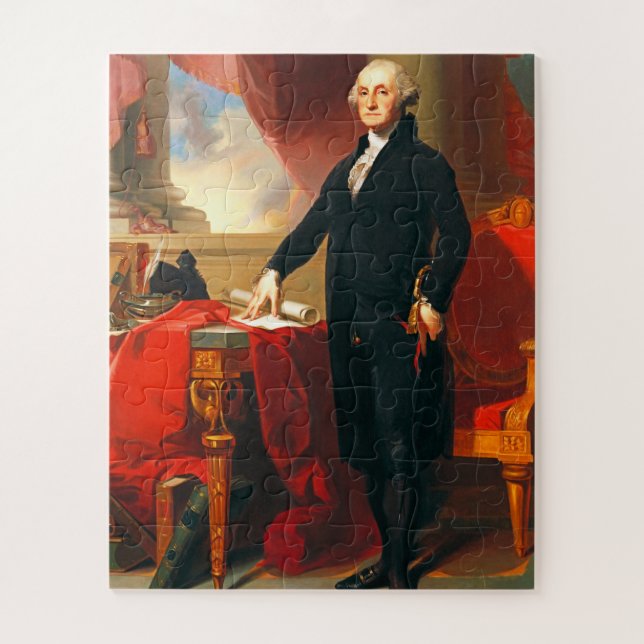 Puzzle Retrato de George Washington, Thomas Sully (Vertical)