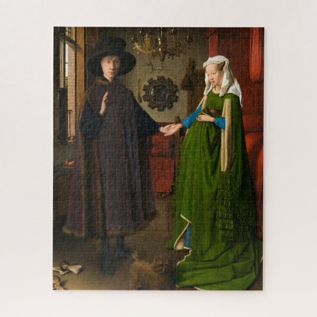 Puzzle Retrato de Giovanni Arnolfini y su esposa (Vertical)