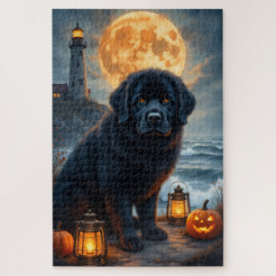 Puzzle Retrato de Halloween del faro embrujado de Terrano