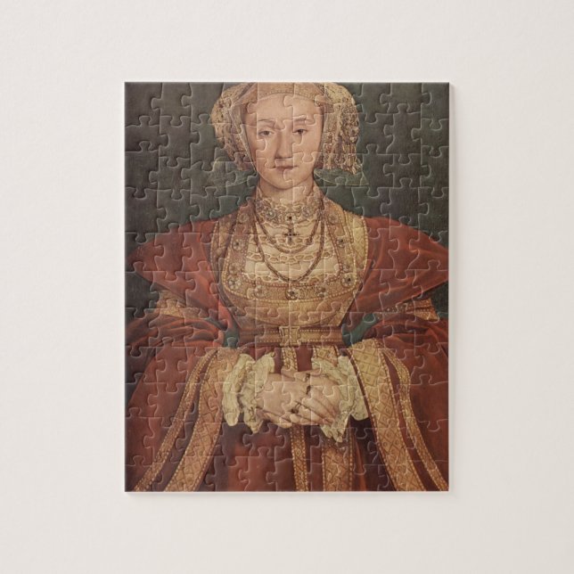 Puzzle Retrato de Hans Holbein- de Anne de Cleves (Vertical)