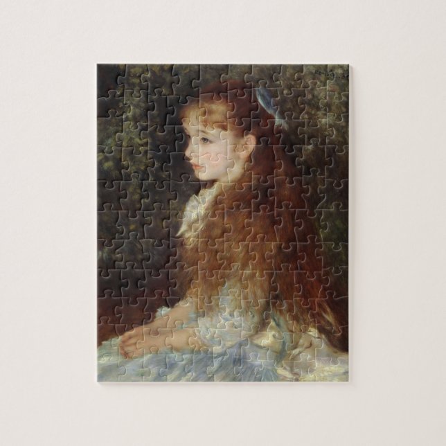 Puzzle Retrato de Irene - Pintura impresionista de Renoir (Vertical)