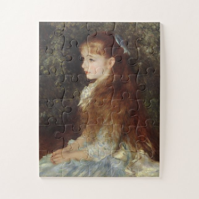 Puzzle Retrato de Irene - Pintura impresionista de Renoir (Vertical)