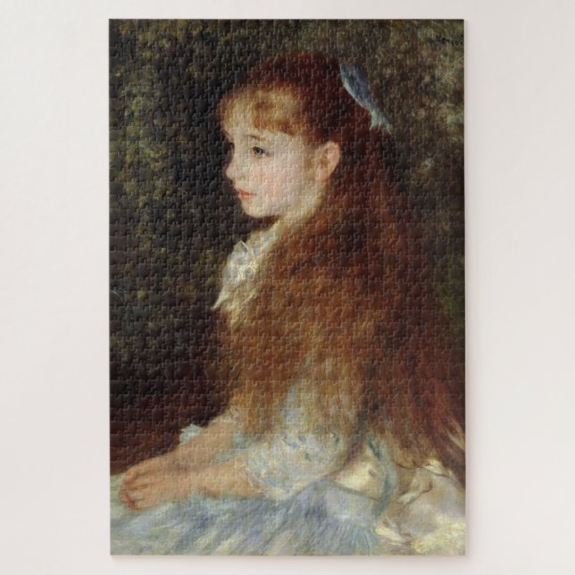 Puzzle Retrato de Irene - Pintura impresionista de Renoir (Vertical)