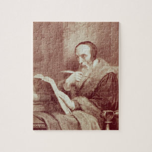 Puzzle Retrato de Juan Calvino (1509-1564) (grabado)