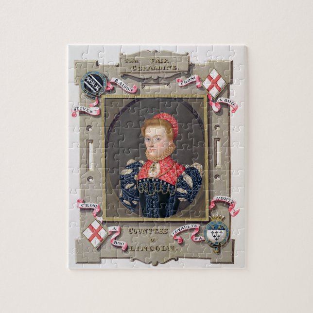 Puzzle Retrato de la cuenta de Elizabeth Fitzgerald (Vertical)