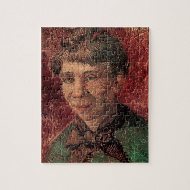 Puzzle Retrato de la mujer Madame Tanguy, Vincent van Gog (Vertical)