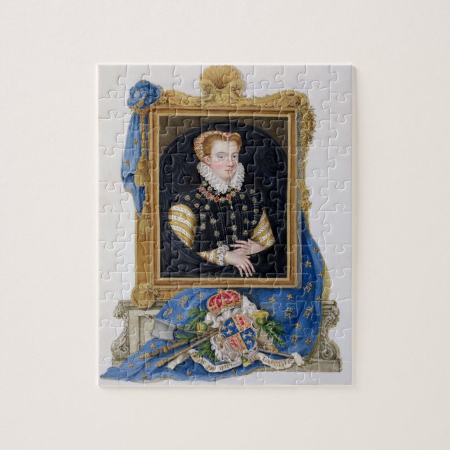 Puzzle Retrato de la reina de Maria de escocés (1542-87) (Vertical)