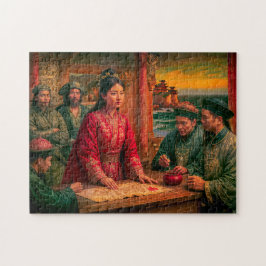 Puzzle Retrato de la Reina Pirata Madame Ching