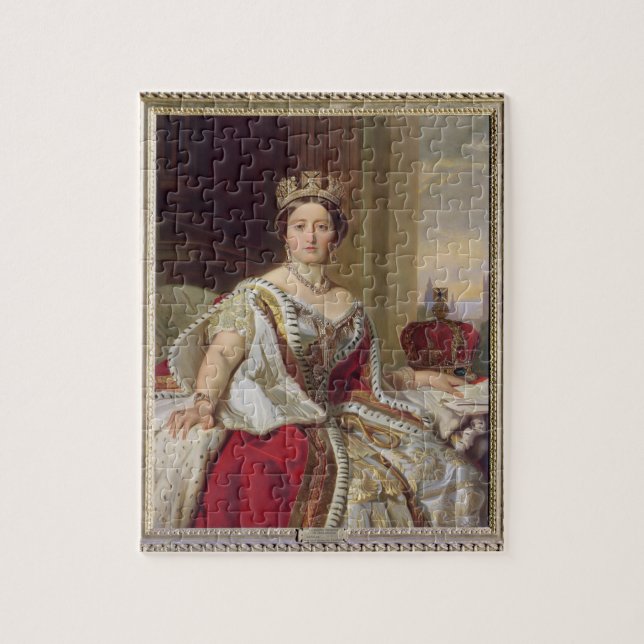 Puzzle Retrato de la reina Victoria (1819-1901) 1859 (Vertical)