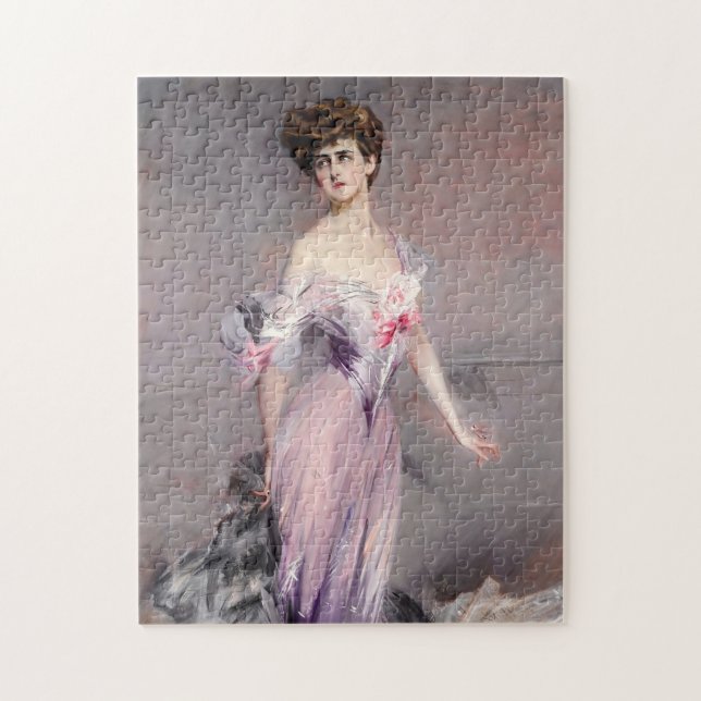 Puzzle Retrato de la Sra. Howard-Johnston por Boldini (Vertical)