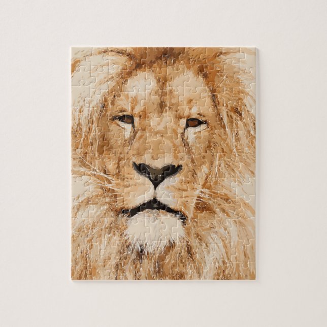 PUZZLE RETRATO DE LION (Vertical)