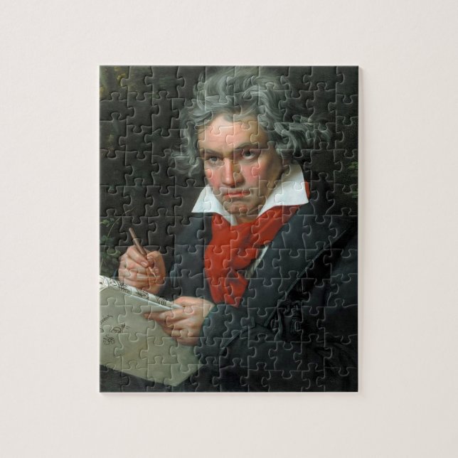 Puzzle Retrato de Ludwig van Beethoven (Vertical)