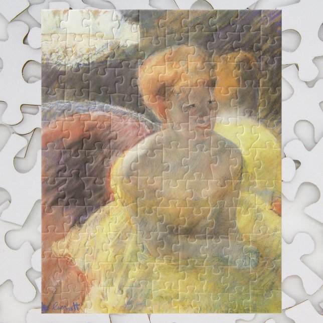 Puzzle Retrato de Lydia en la Ópera por Mary Cassatt (Subido por el creador)
