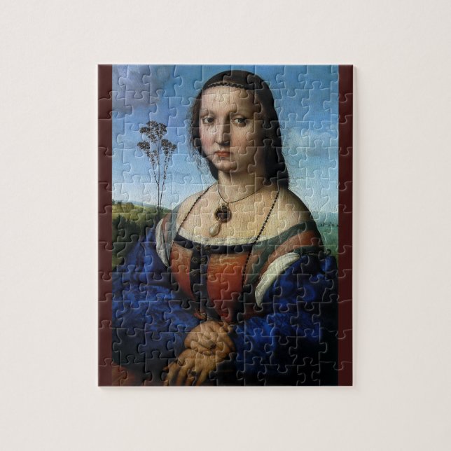 Puzzle Retrato de Maddalena Doni de Rafael Sanzio (Vertical)