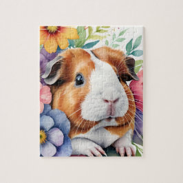 Puzzle Retrato de mascota familiar de cobaya