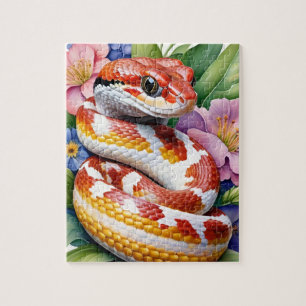 Puzzle Retrato de Mascota Familiar de Serpiente del Maíz