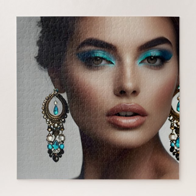 Puzzle Retrato de moda del arte femenino (Vertical)