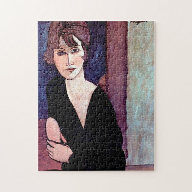 Puzzle Retrato de mujer, Modigliani (Vertical)