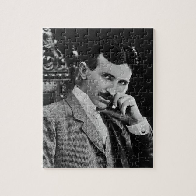 Puzzle Retrato de Nikola Tesla (Vertical)