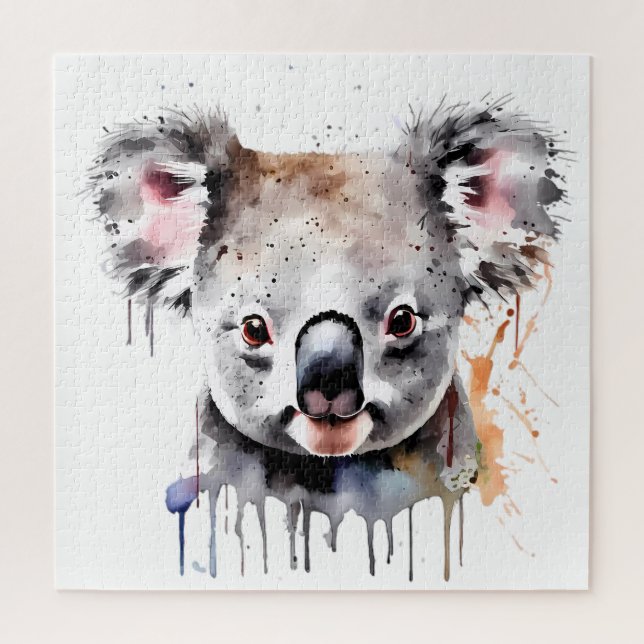 Puzzle Retrato de oso de Koala (Vertical)