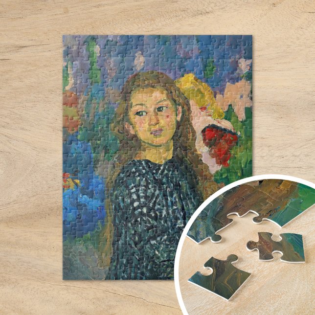 Puzzle Retrato de Ottilia | Giovanni Giacometti (Subido por el creador)