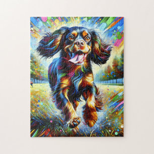 Puzzle Retrato de perro de Boykin Spaniel Arte Acrílico P