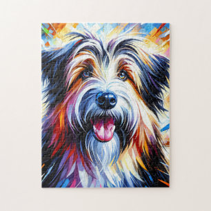 Puzzle Retrato de perro pastor de las tierras bajas polac