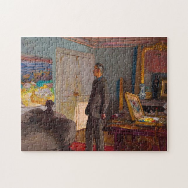 Puzzle Retrato de Pierre Bonnard, 1930-1935 por Vuillard (Horizontal)