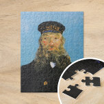 Puzzle Retrato de Postman Roulin | Vincent Van Gogh<br><div class="desc">Retrato del Postman Joseph Roulin (1888) por el artista post-impresionista holandés Vincent Van Gogh. La pintura original es un aceite sobre lienzo. El retrato es uno de varios Van Gogh pintados de su amigo cercano, un empleado postal en la sureña ciudad francesa de Arles. Este cierre del cartero Roulin con...</div>