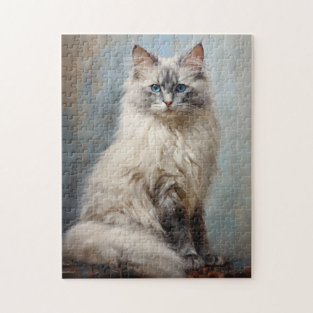 Puzzle Retrato de Ragdoll cat 1 (Vertical)