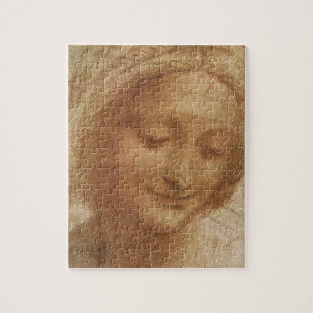 Puzzle Retrato de Santa Ana por Leonardo da Vinci (Vertical)