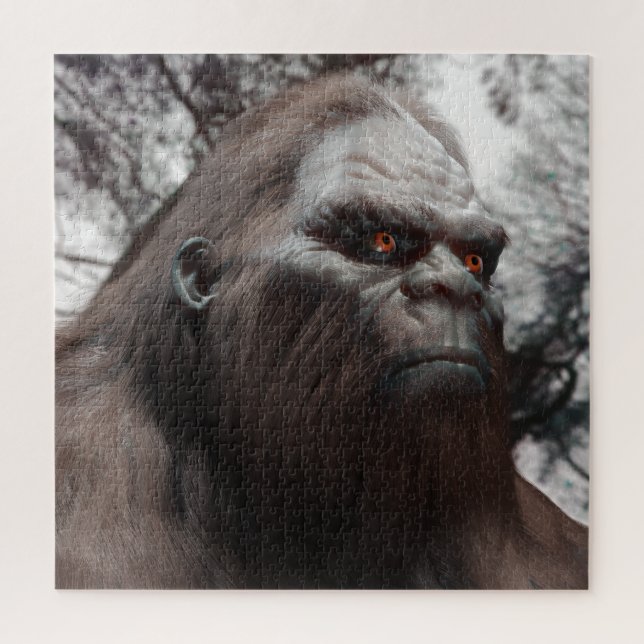 PUZZLE RETRATO DE SASQUATCH DE BIGFOOT (Vertical)
