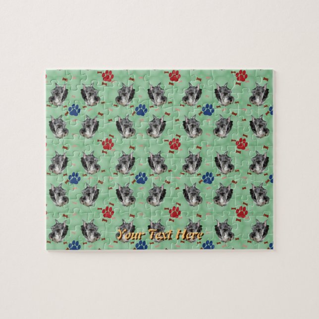 Puzzle Retrato de Schnauzer (Horizontal)